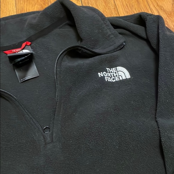 The North Face mens black fleece pullover size L - Picture 2 of 3